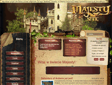 Tablet Screenshot of majestysite.pl